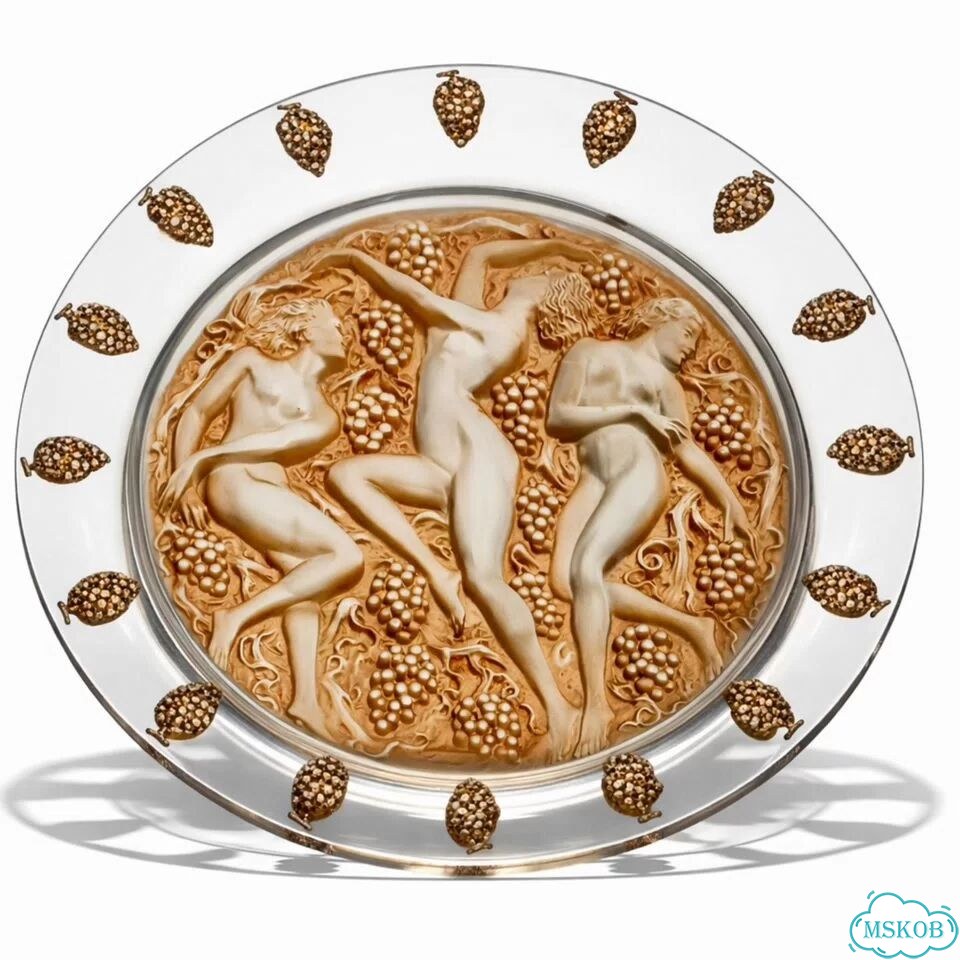 Большое блюдо Lalique Cote d'Or фото 1