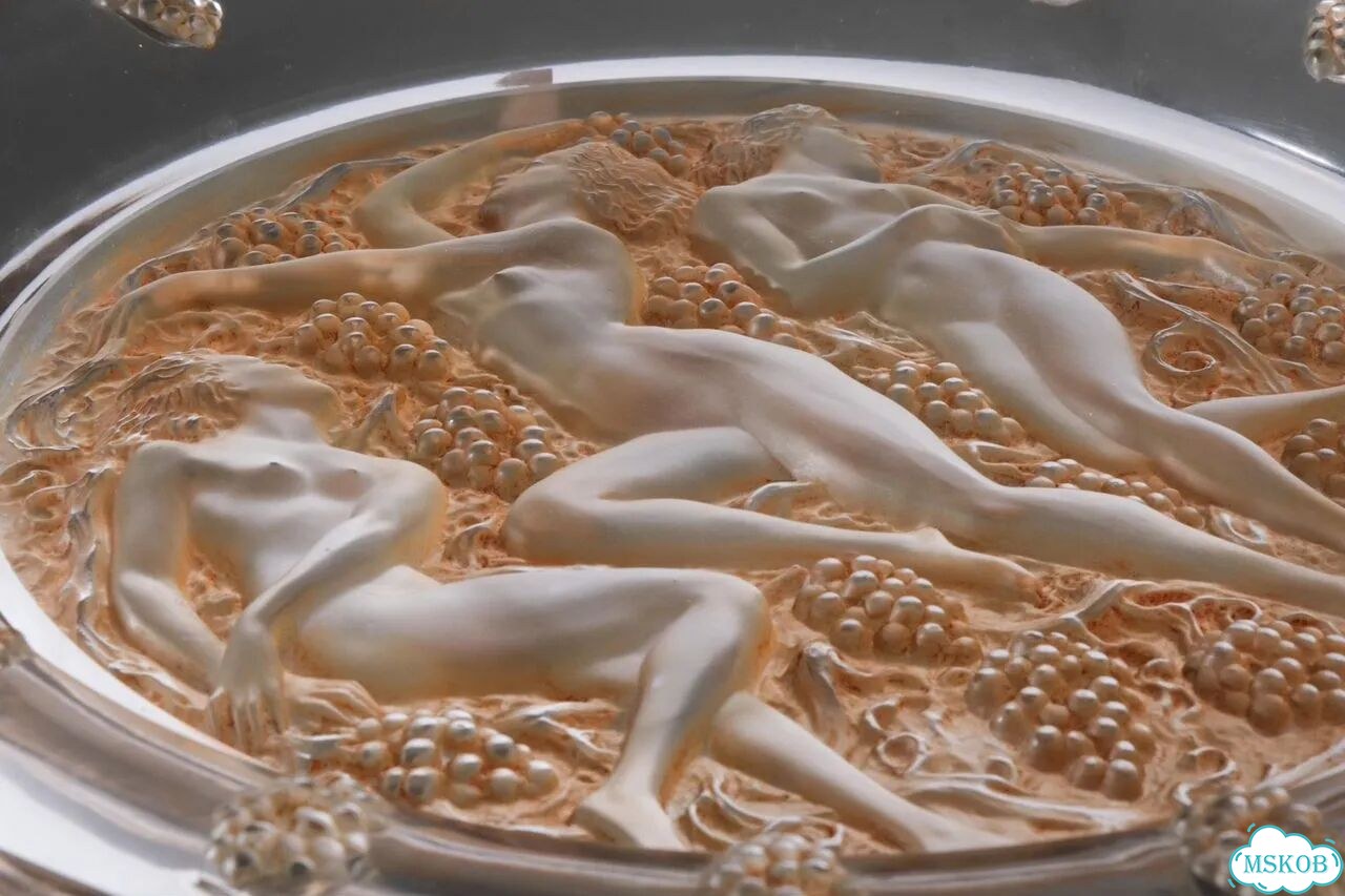 Большое блюдо Lalique Cote d'Or фото 6