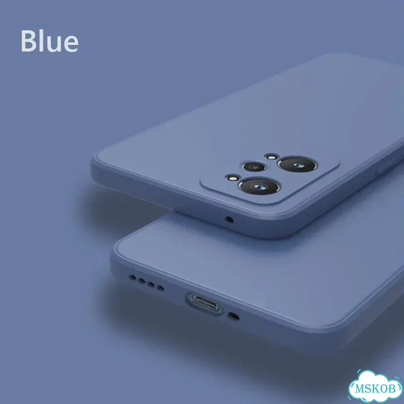 Чехол Realme GT2 Pro, Синий, жидкий силикон фото 1