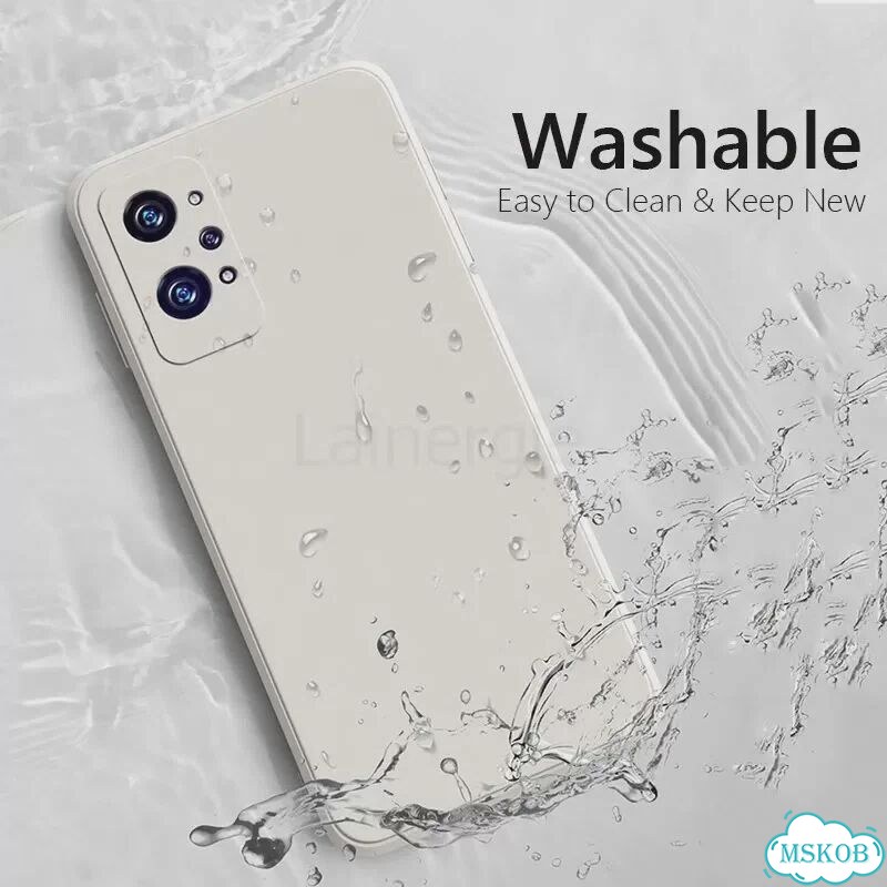 Чехол Realme GT2 Pro, Синий, жидкий силикон фото 6