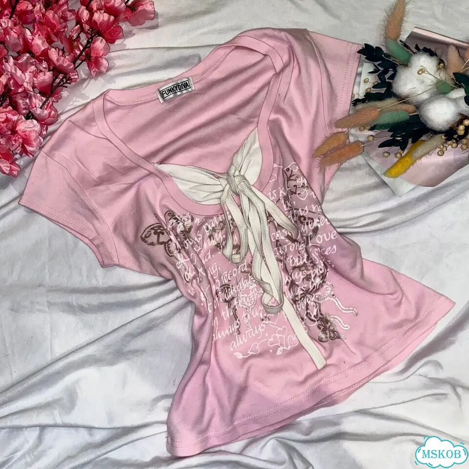 Топ Juicy Couture Type Coquette Core Y2K фото 1