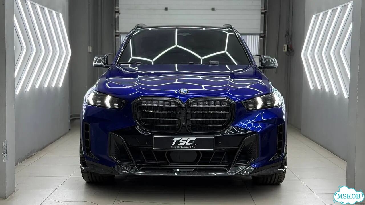 Сплиттер BMW X5 G05 LCI SQ сухой карбон фото 2