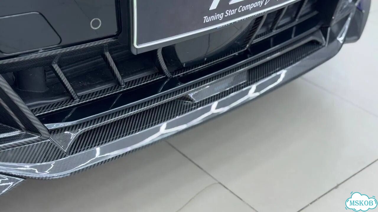 Сплиттер BMW X5 G05 LCI SQ сухой карбон фото 3