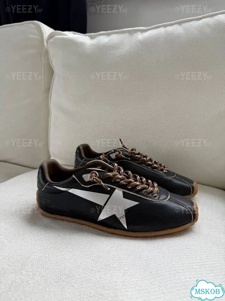Кеды Golden Goose marathon speed black leather фото 2