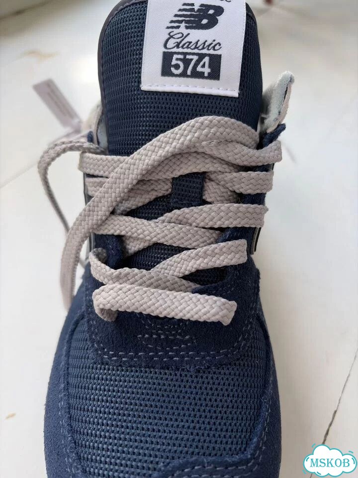 New balance 574 deep blue Оригинал фото 4