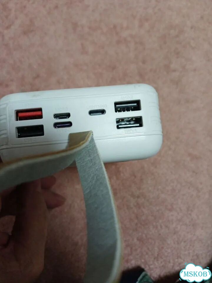 Powerbank KM gold 50000 66W фото 5