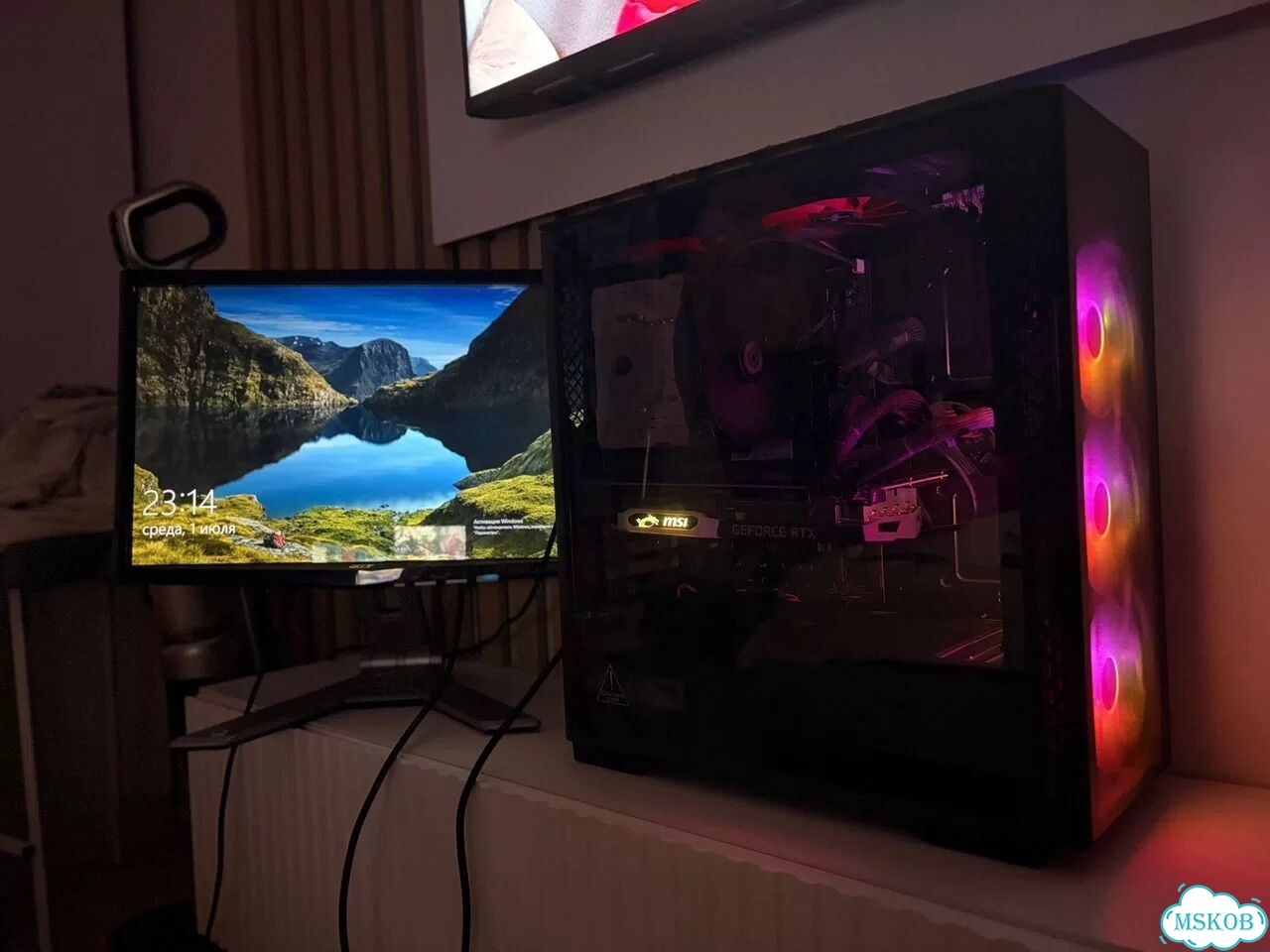 Игровой пк Ryzen 7 / 32 озу / RTX 2070 + монитор фото 1