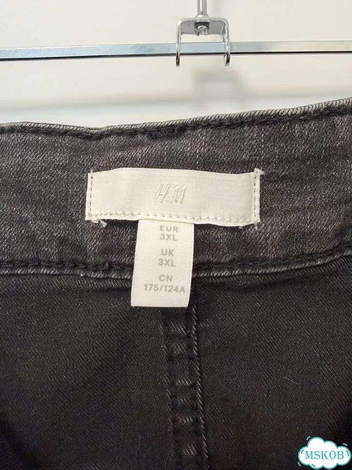 Новые джинсы h&m 3xl высокая талия фото 2