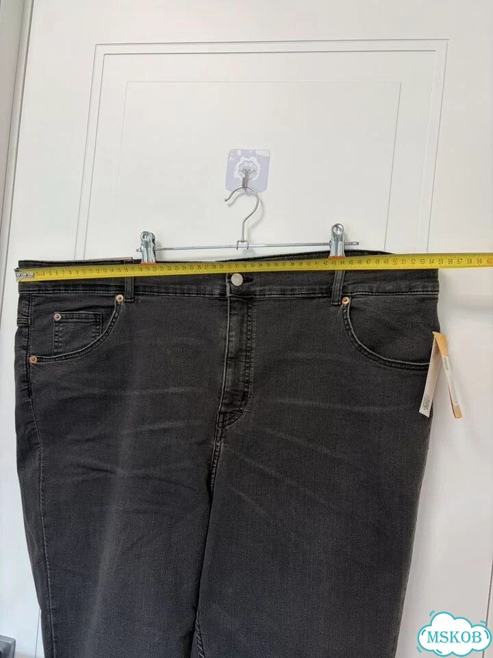 Новые джинсы h&m 3xl высокая талия фото 5