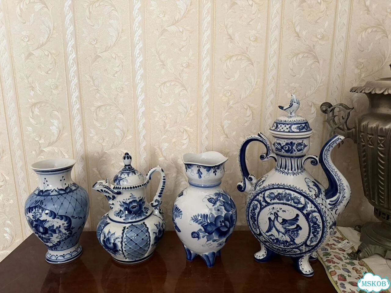 Ваза гжель СССР фото 1