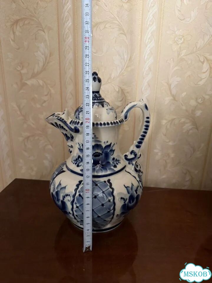 Ваза гжель СССР фото 8