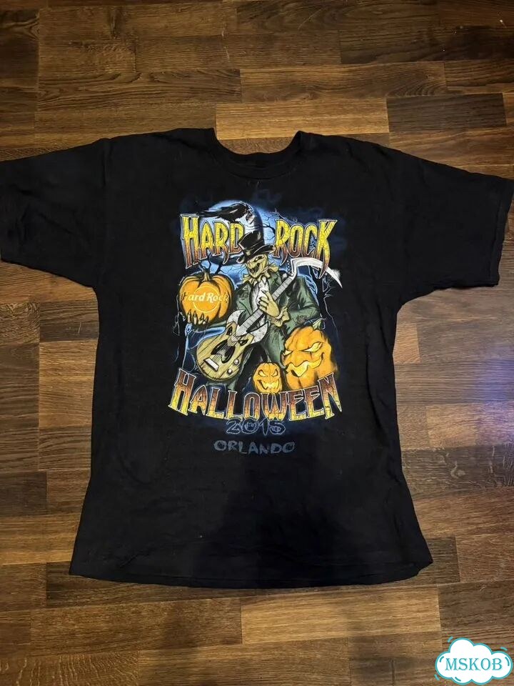 Футболка Hard Rock Halloweem винтаж архив фото 1