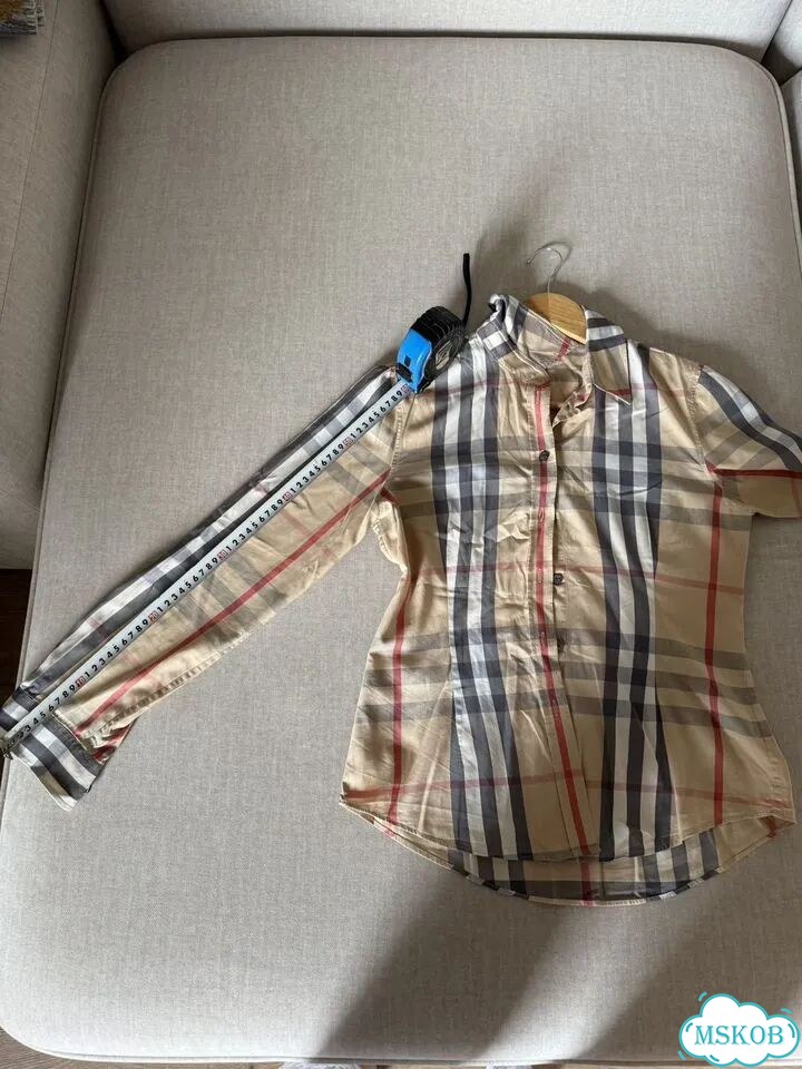 Рубашка Burberry женская фото 7
