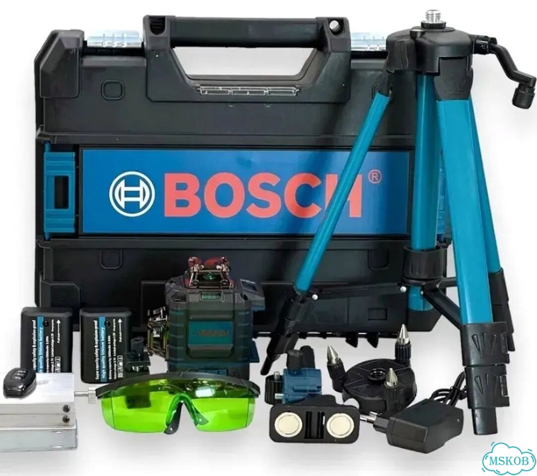 Лазерный уровень нивелир Bosch со штативом 360 4 п фото 1