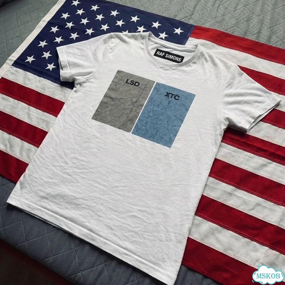 Футболка Raf Simons lsd mix archived tee фото 1