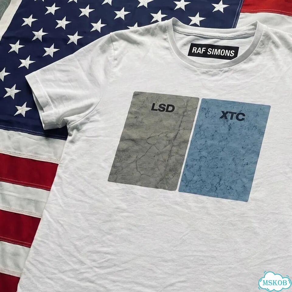 Футболка Raf Simons lsd mix archived tee фото 2