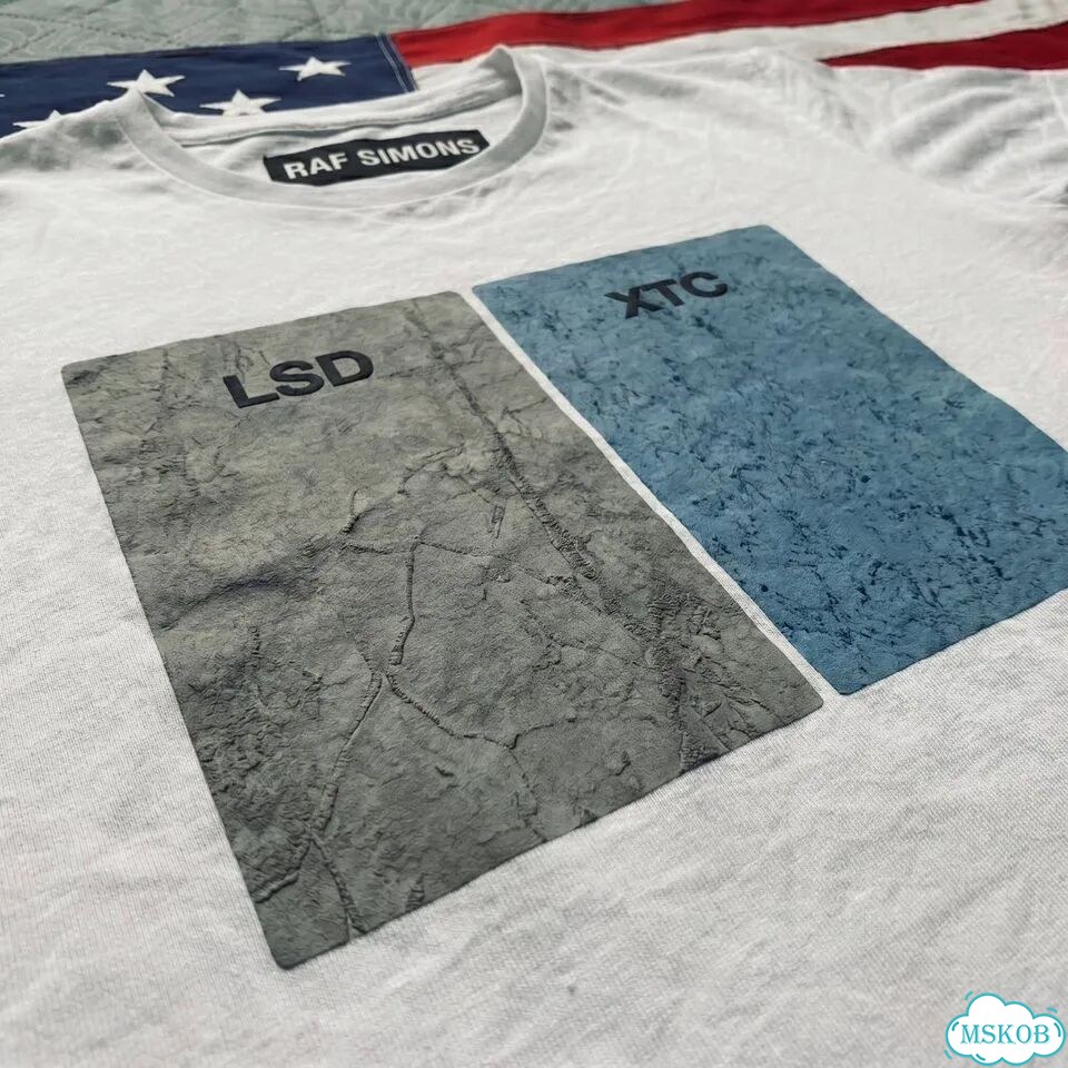 Футболка Raf Simons lsd mix archived tee фото 4