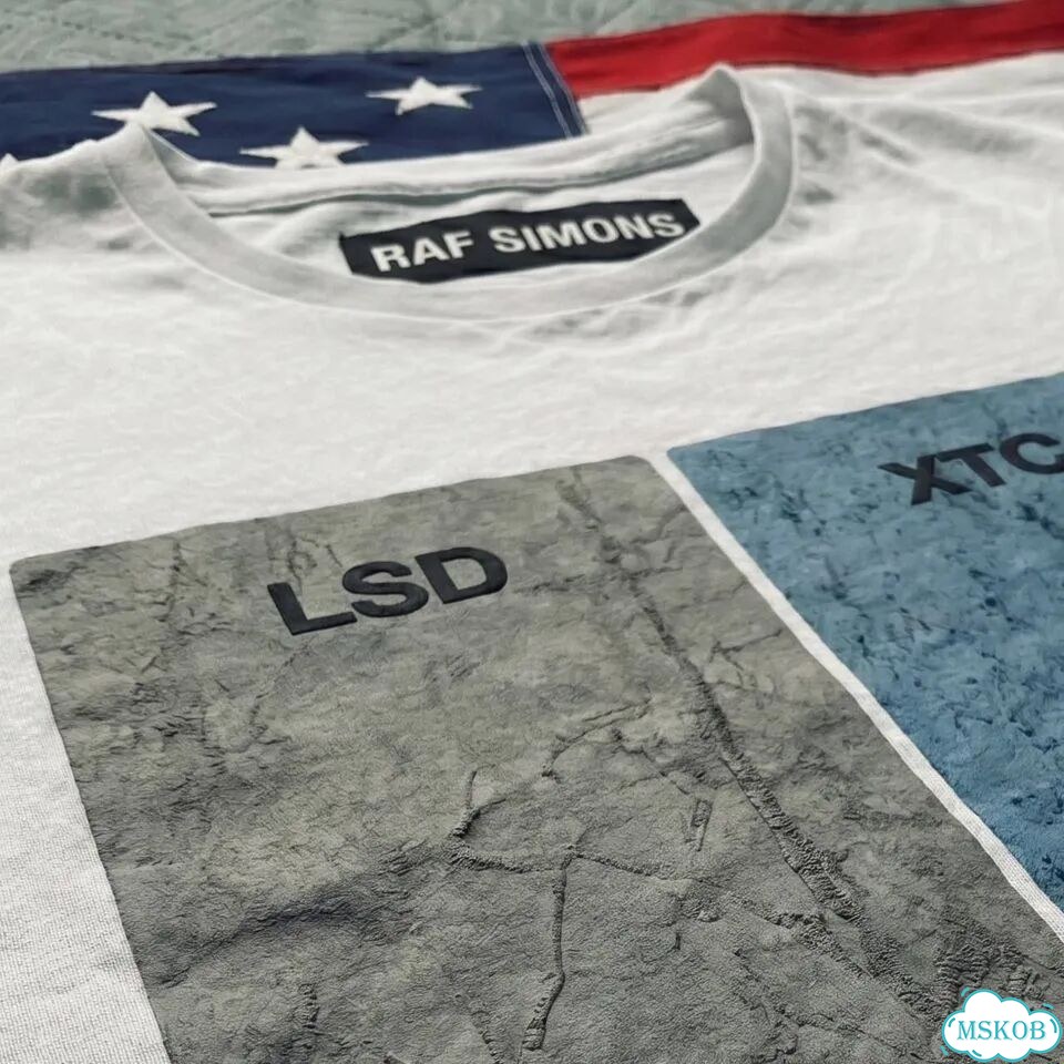 Футболка Raf Simons lsd mix archived tee фото 5