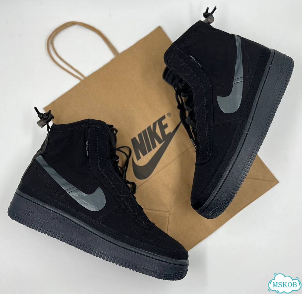 Nike Air Force 1 High Shell Black фото 2