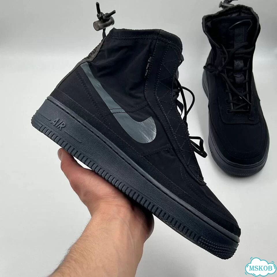 Nike Air Force 1 High Shell Black фото 4