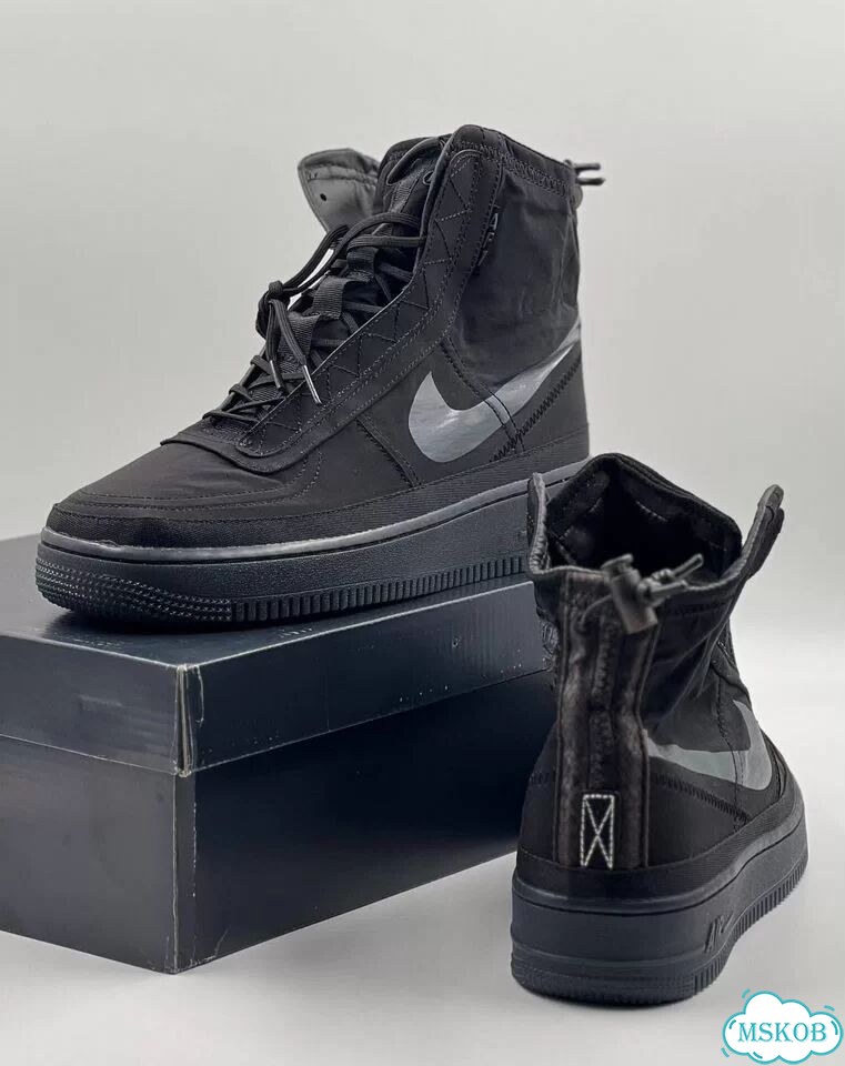 Nike Air Force 1 High Shell Black фото 6