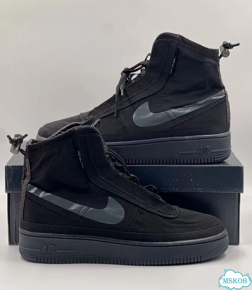 Nike Air Force 1 High Shell Black фото 8