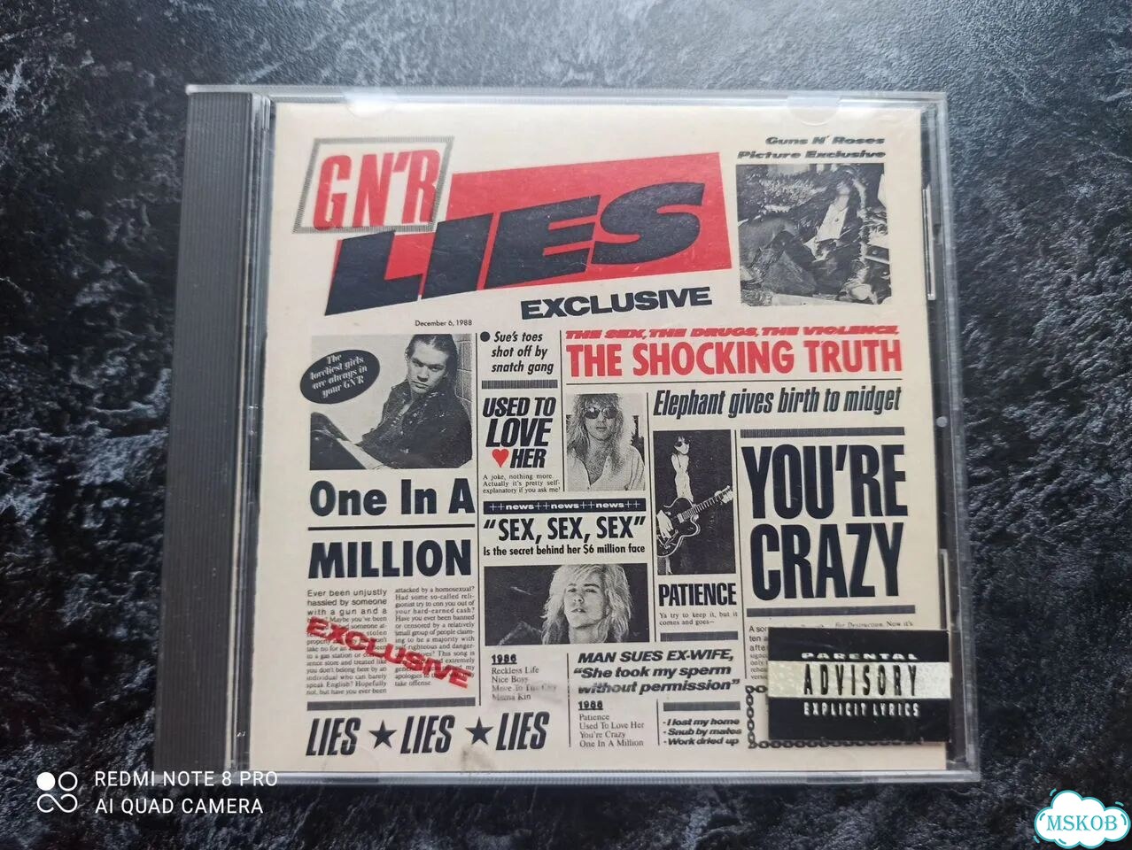 CD Guns n roses. GN'R lies фото 1