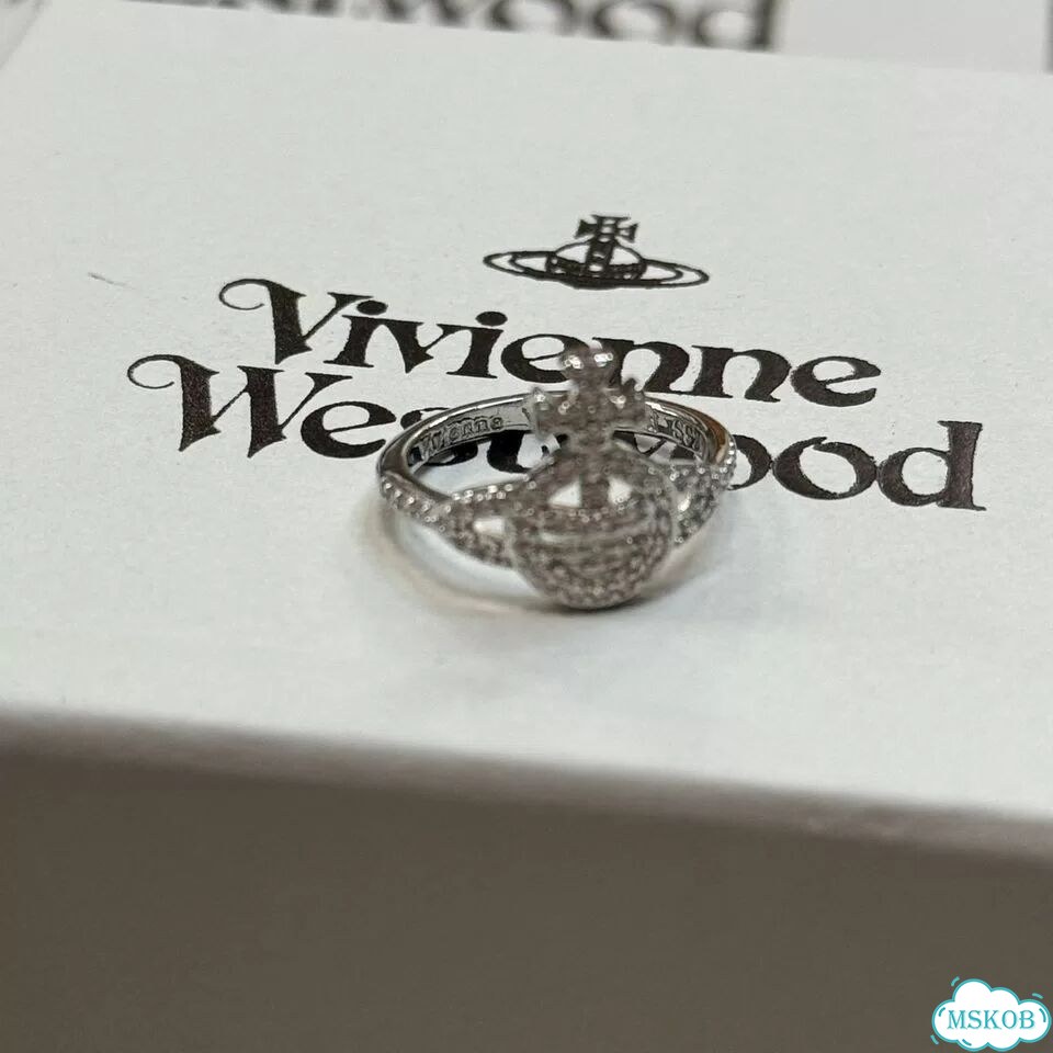 Кольцо Vivienne Westwood блестящий сатурн ss26 фото 4