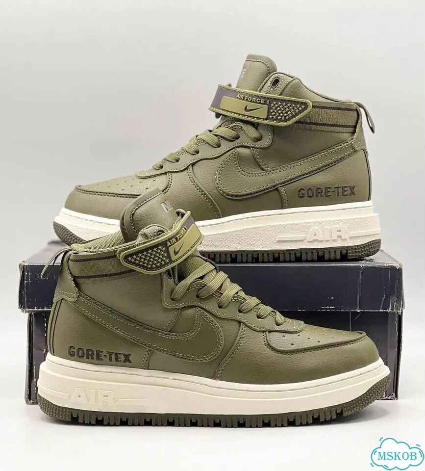 Nike Air Force 1 Boot с мехом Green фото 2