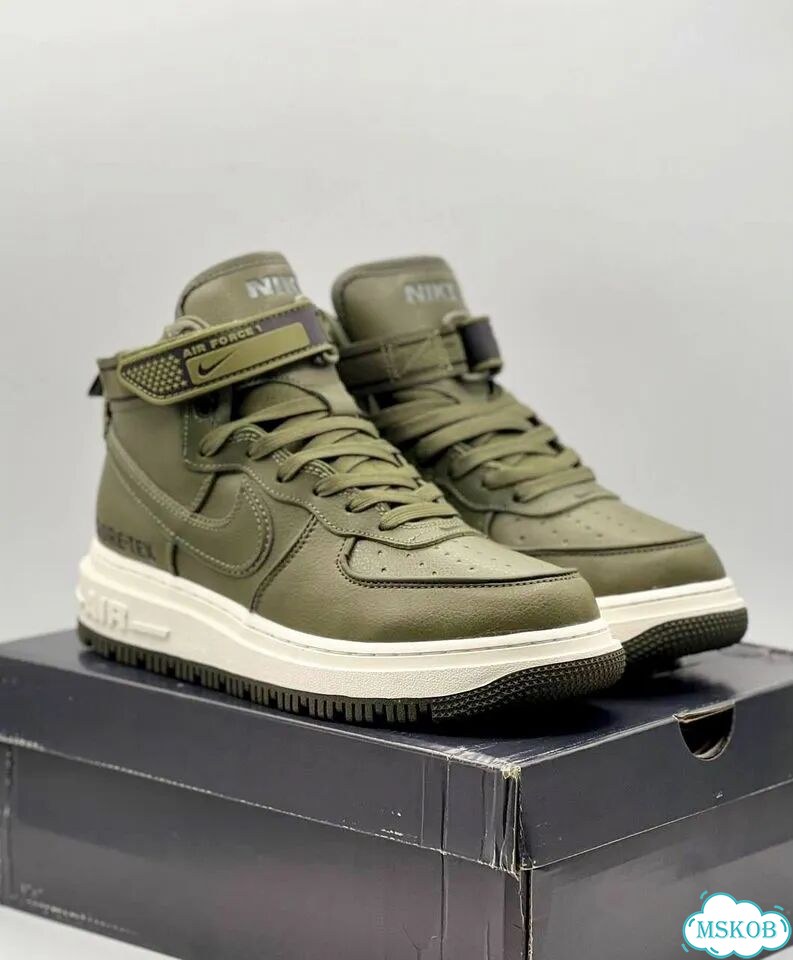Nike Air Force 1 Boot с мехом Green фото 3