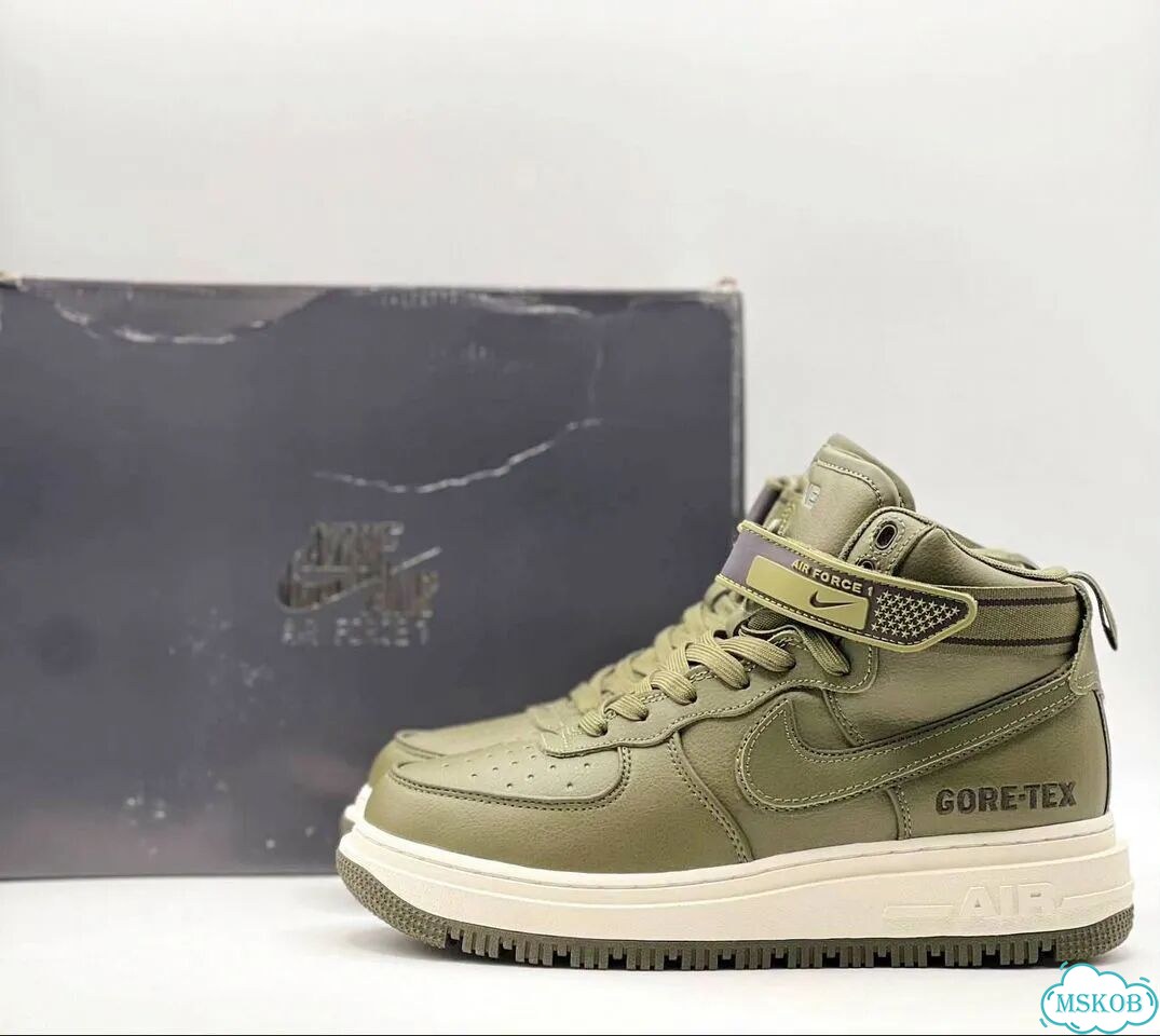 Nike Air Force 1 Boot с мехом Green фото 6