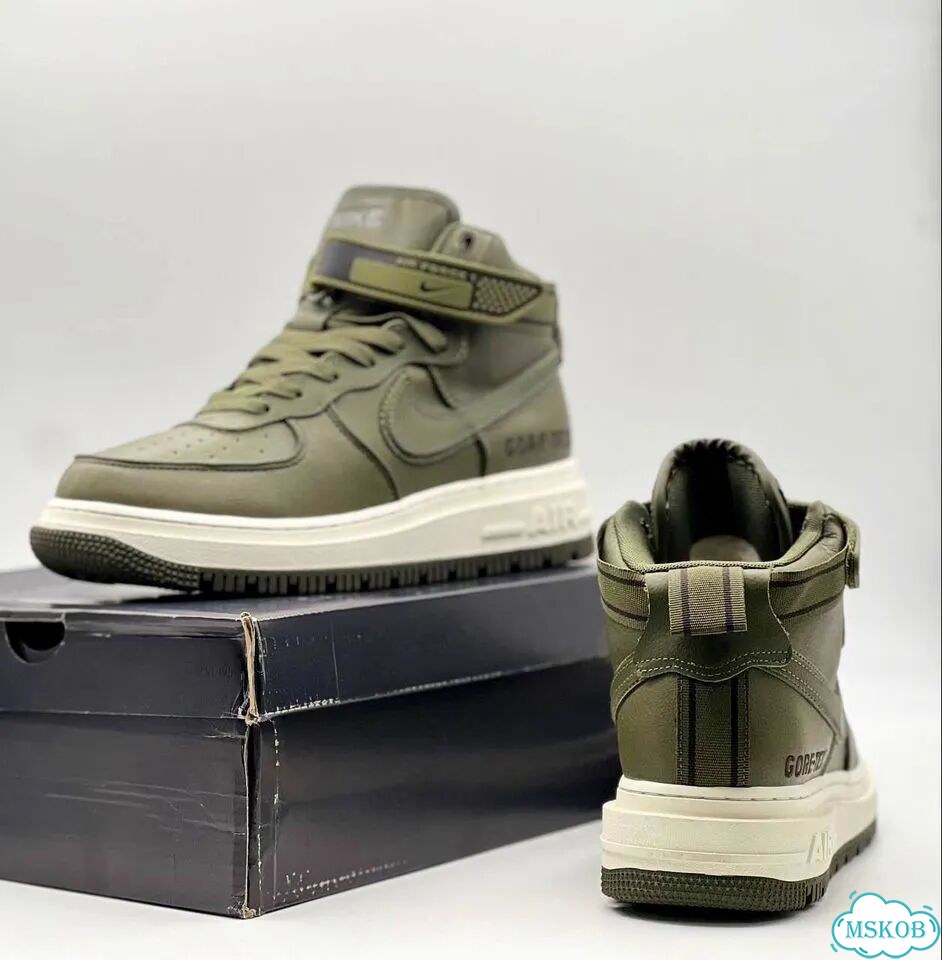 Nike Air Force 1 Boot с мехом Green фото 8