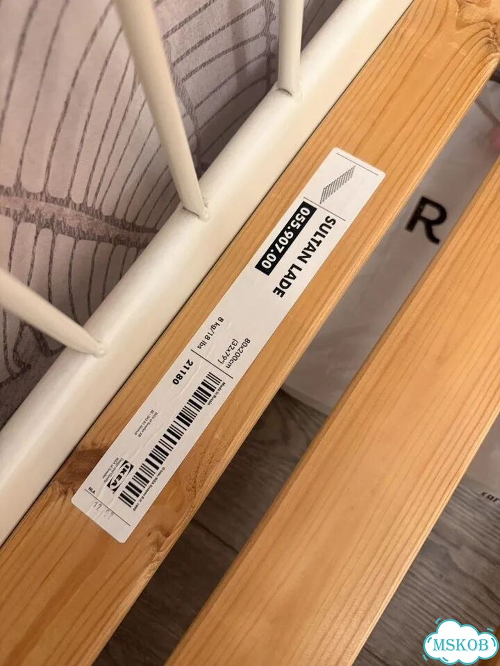 Кровать односпальная 80×190 IKEA фото 9