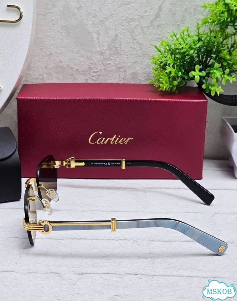 Солнцезащитные очки мужские Cartier фото 5