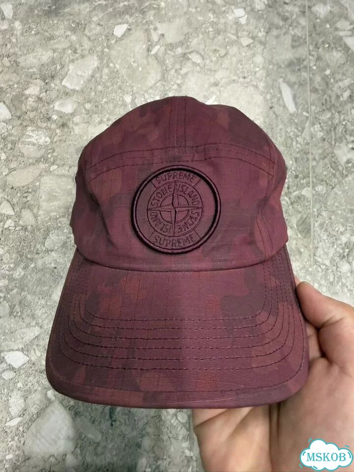 Бейсболка Stone Island X Supreme Reactive Ice фото 1