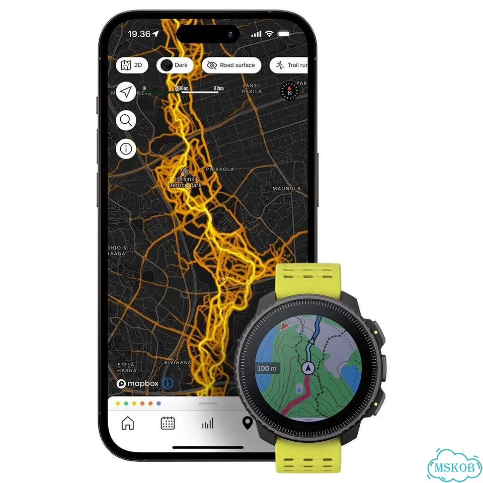 Suunto Vertical, Часы, black-lime фото 3