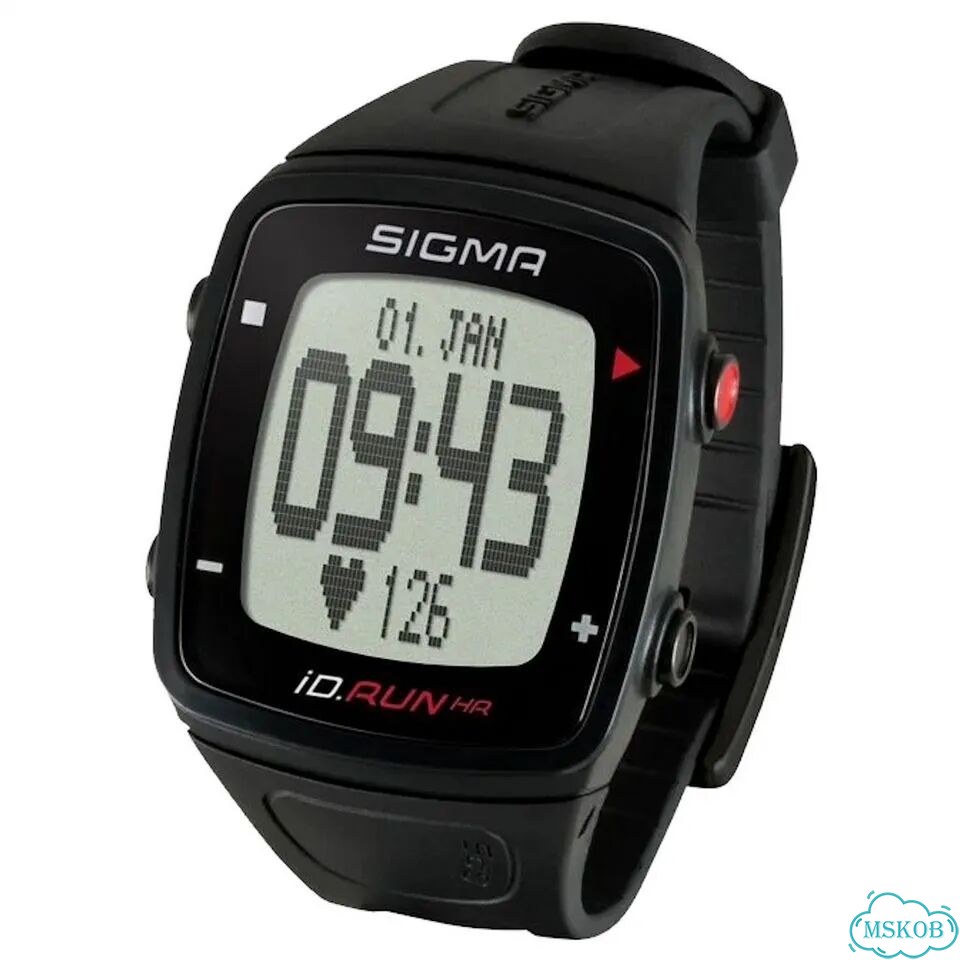 Sigma Id. Run HR, Часы, black фото 1