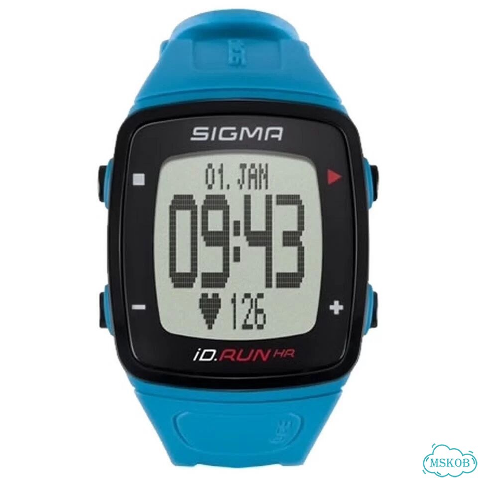 Sigma Id. Run HR, Часы, blue фото 1