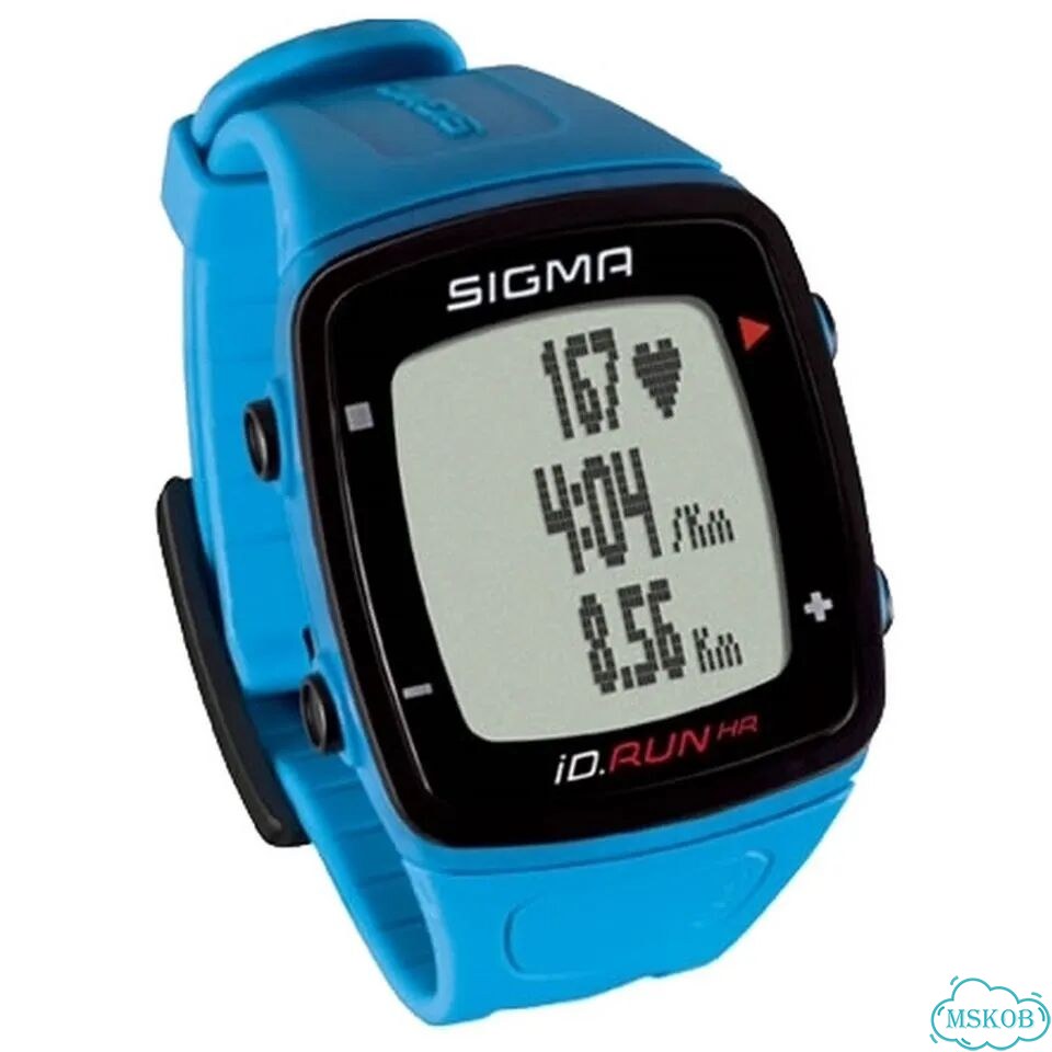 Sigma Id. Run HR, Часы, blue фото 2