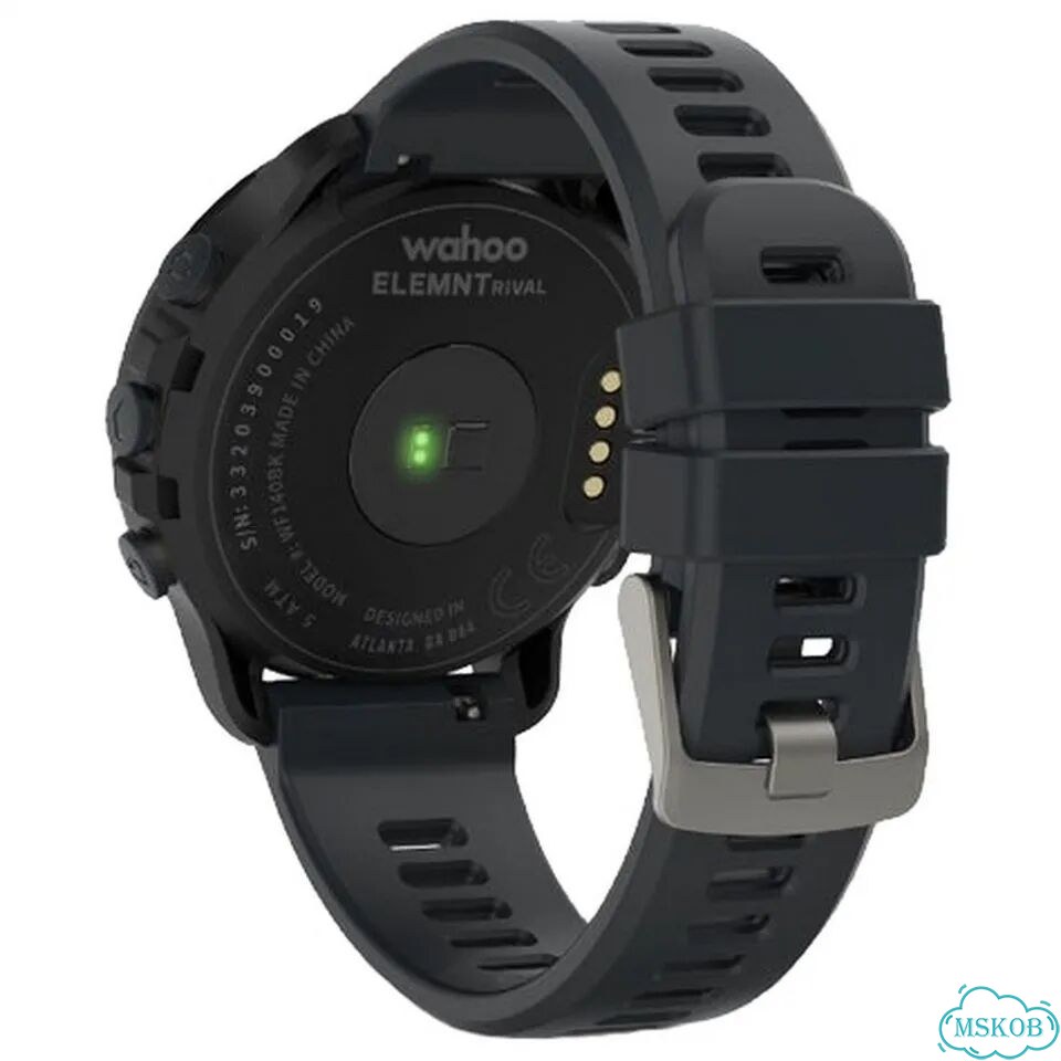 Wahoo Elemnt rival multisport GPS watch - black, Часы, blue фото 6