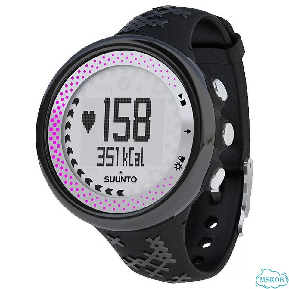 Suunto M5, Часы, black silver pink фото 2
