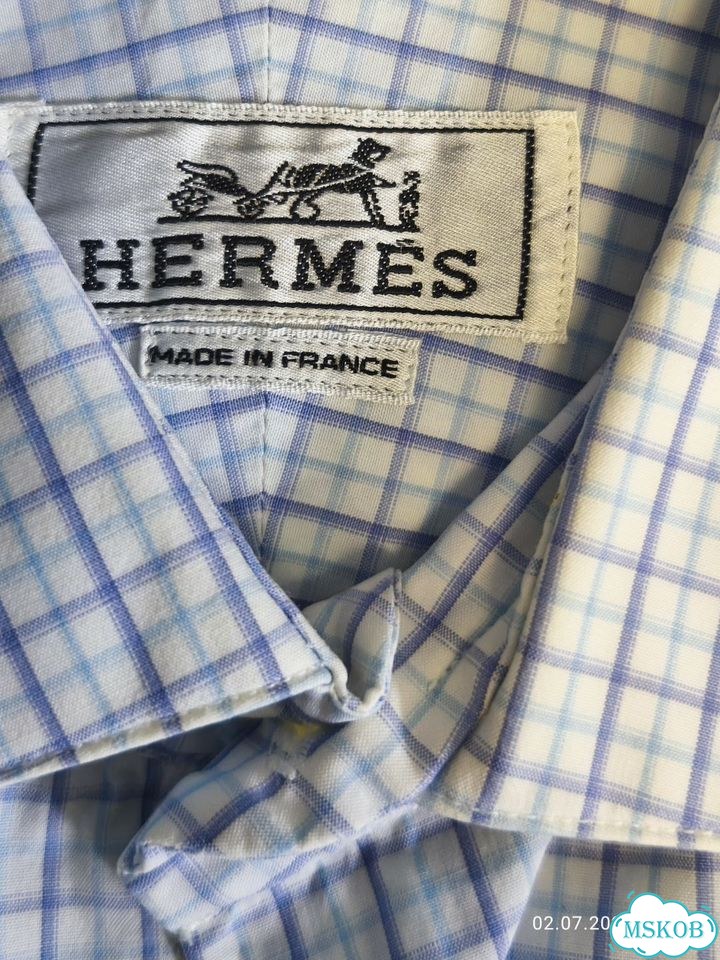 Hermes Франция Оригинал Сорочка фото 1