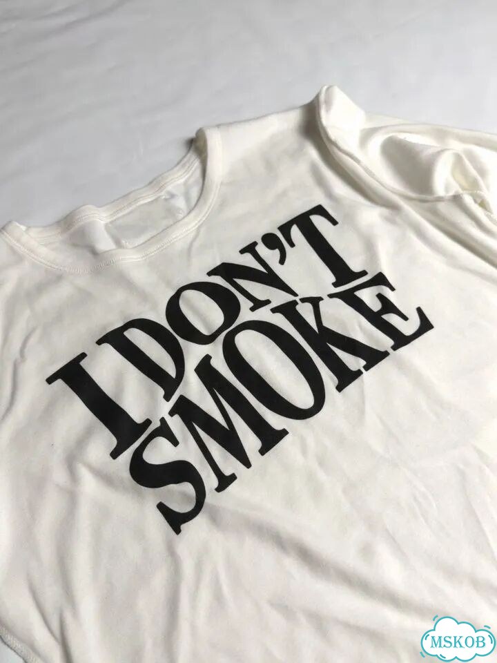 AW06 MM6 Long Sleeve 'I don't Smoke' фото 2