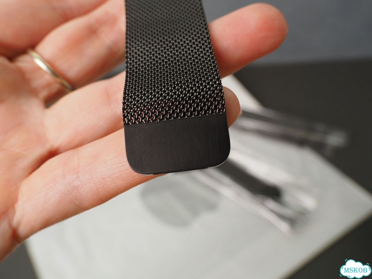 Ремешок Apple Watch Milanese Loop 42mm Slate фото 7