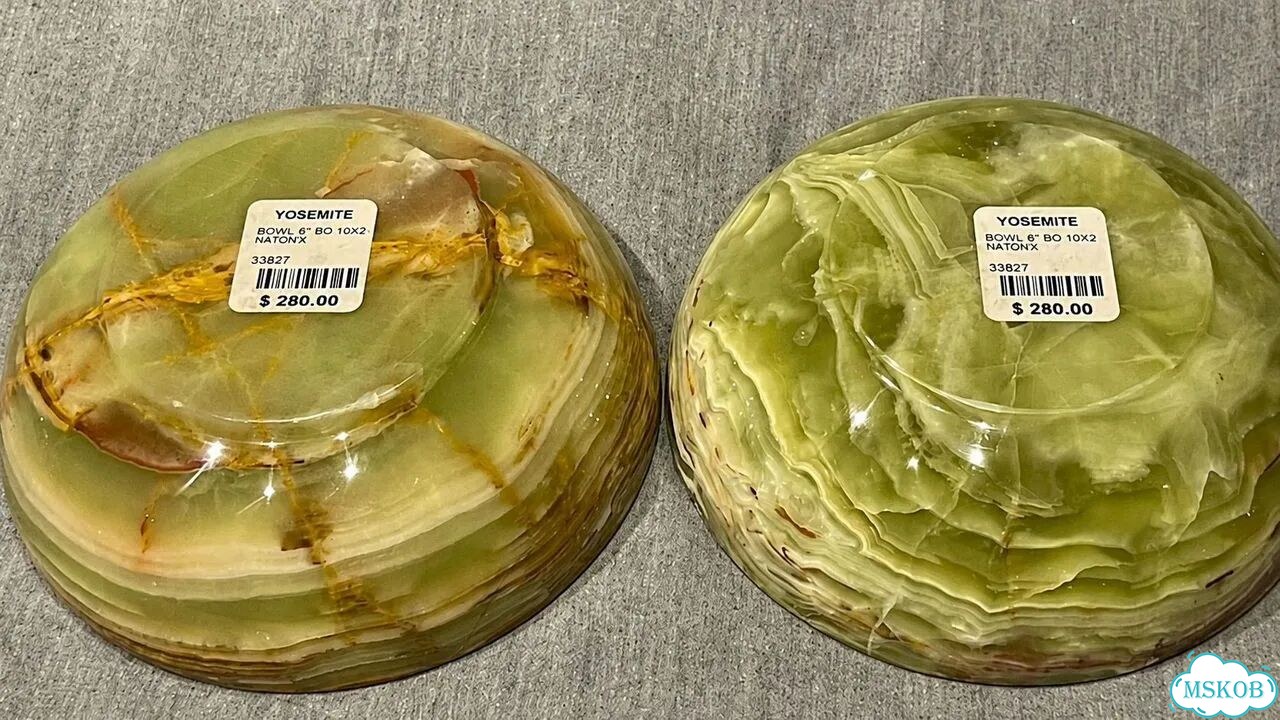 Чаши из оникса природного парка Yosimite фото 2