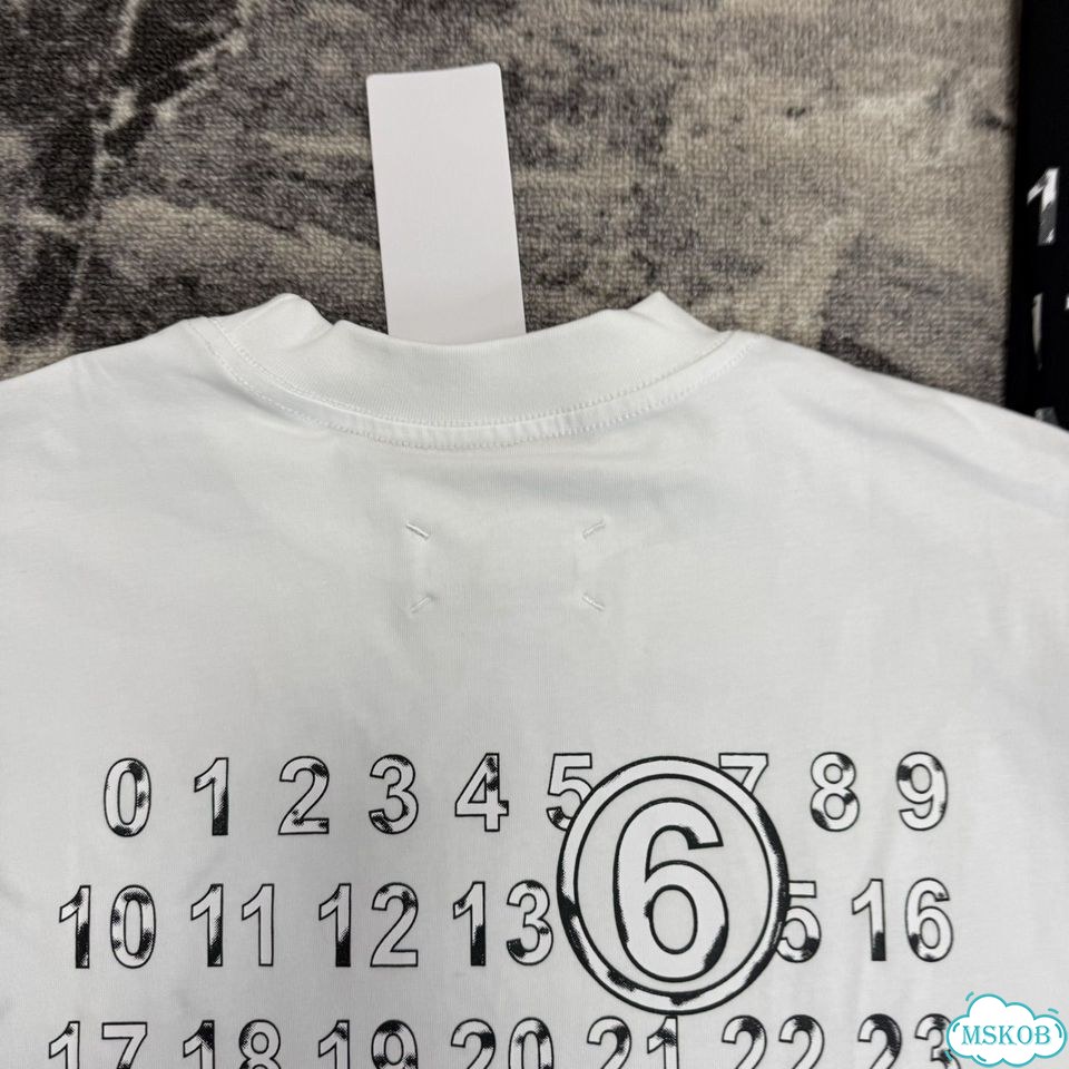 Футболка Maison margiela mm ss26 цифры фото 10