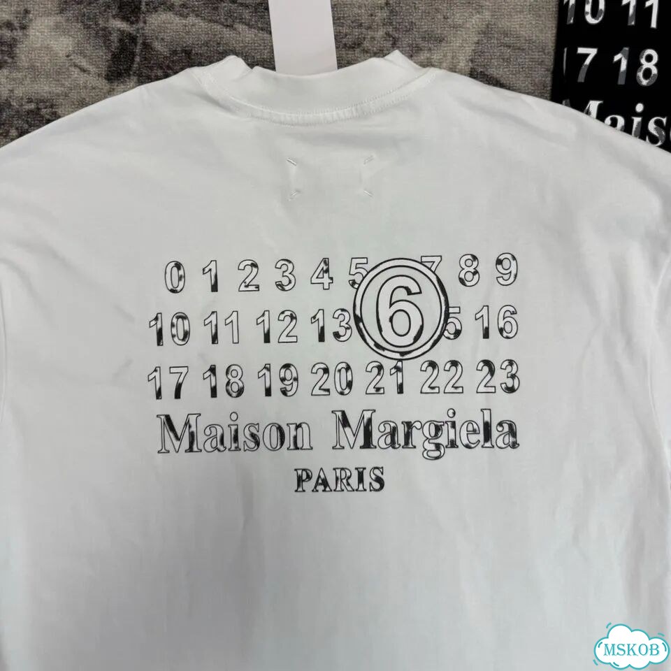 Футболка Maison margiela mm ss26 цифры фото 9