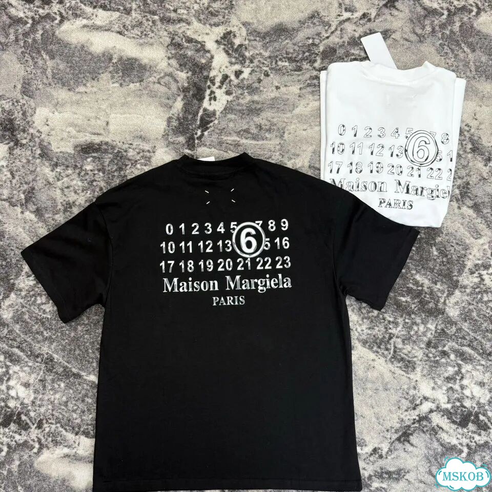 Футболка Maison margiela mm6 цифры 2026 фото 1