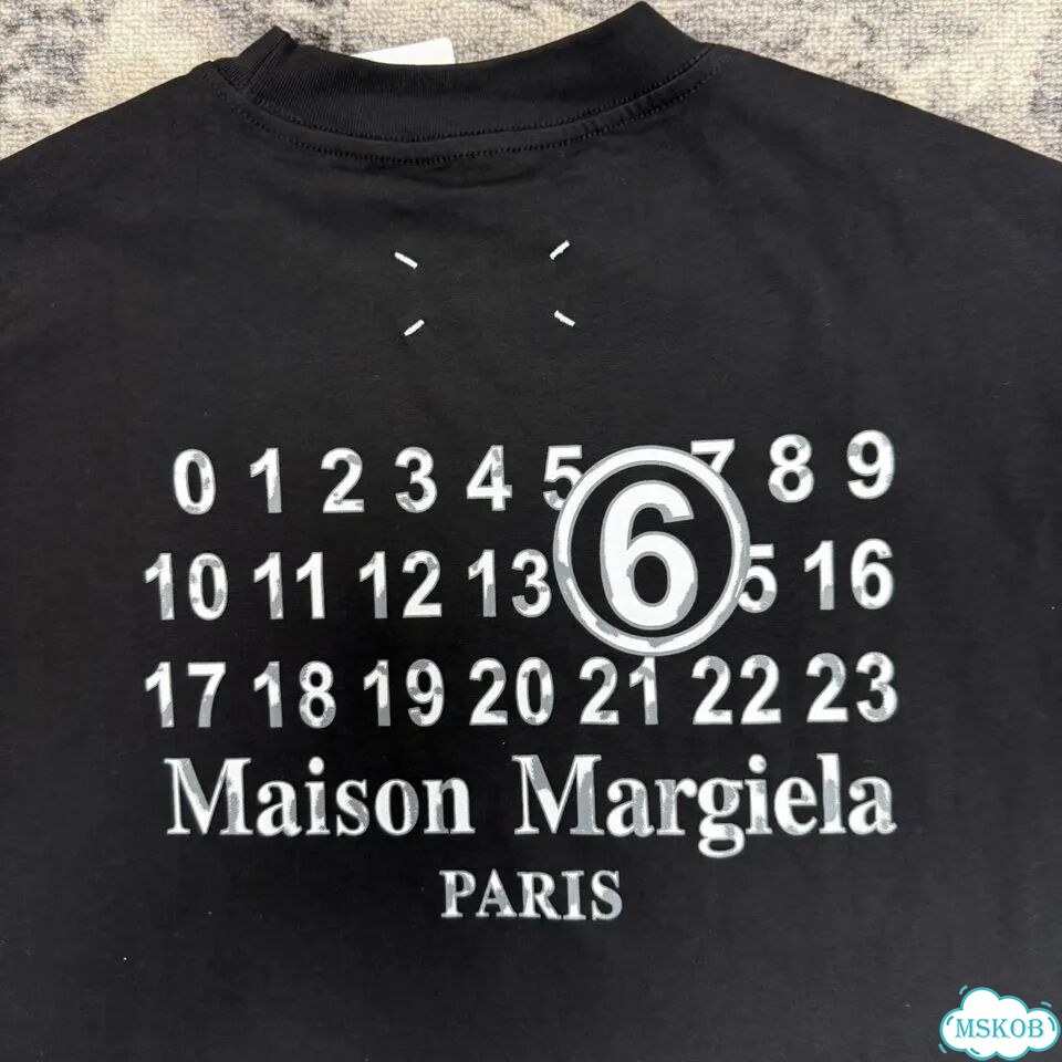 Футболка Maison margiela mm6 цифры 2026 фото 8