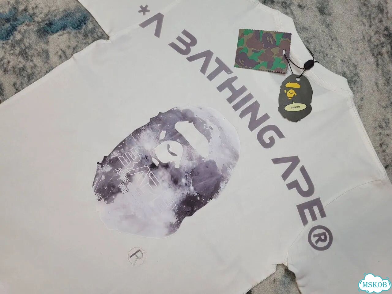 Футболка bape Ape Moon фото 3